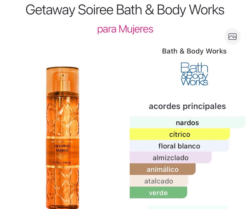 Splash Getaway Soiree Bath & Body Works