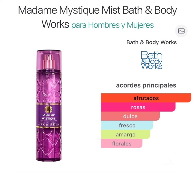 Madame Mystique Bath & Body Works
