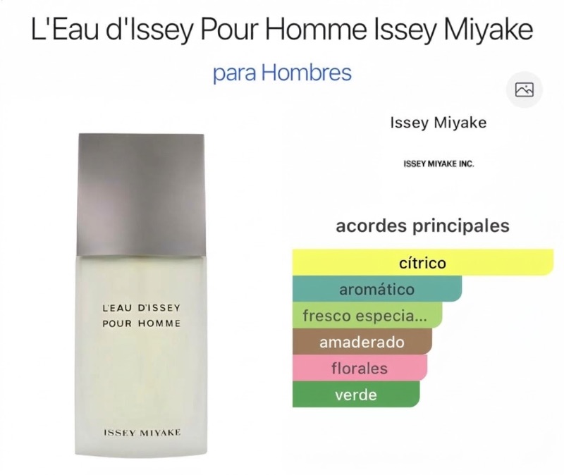 Issey Miyake caballero