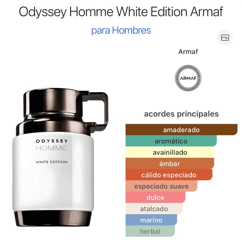 Odyssey Homme White Edition